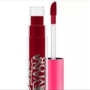 MAC TeyanaTaylor Cosmetics Lip Gloss - Vibrant Red-10s Across Da Board